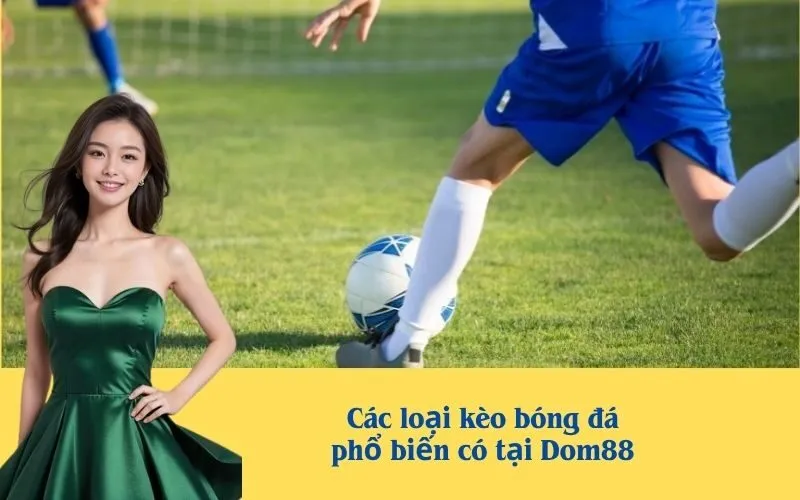 Các loại kèo bóng đá phổ biến có tại Dom88